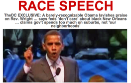 Screengrab of the Daily Caller's homepage on Wednesday morning